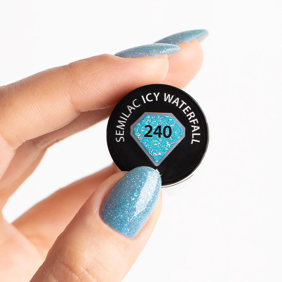 Semilac 240 Icy Waterfall HEMA Free UV Gel Polish 7ml