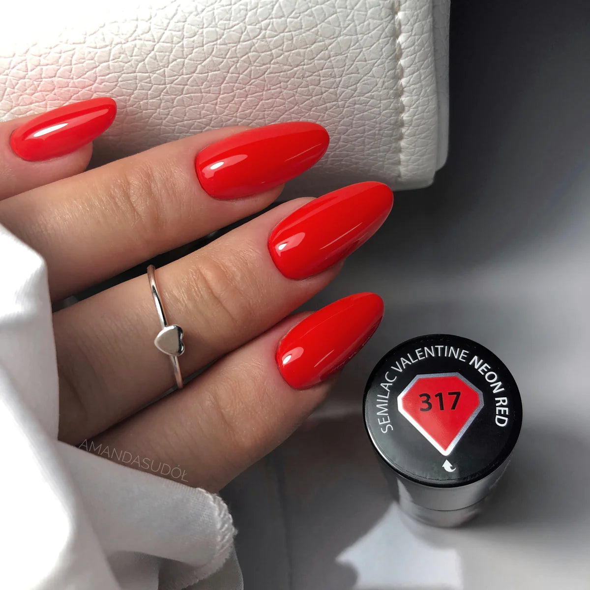 317 Neon Red UV Gel 7ml