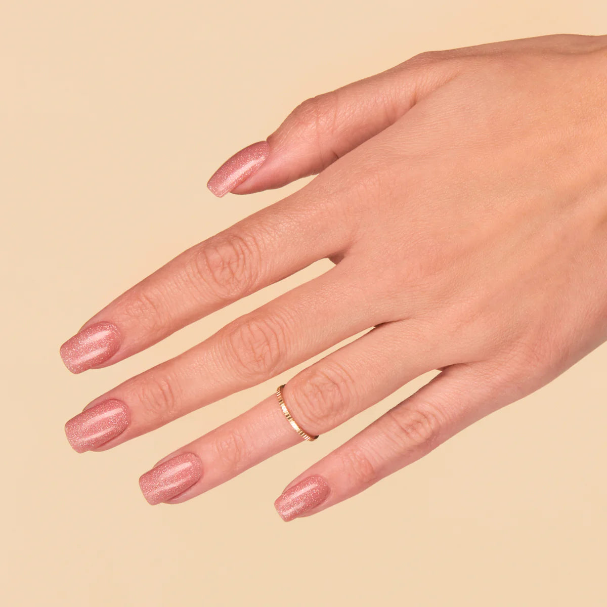 Semilac 321 Shimmer Dust Caramel UV Gel Polish