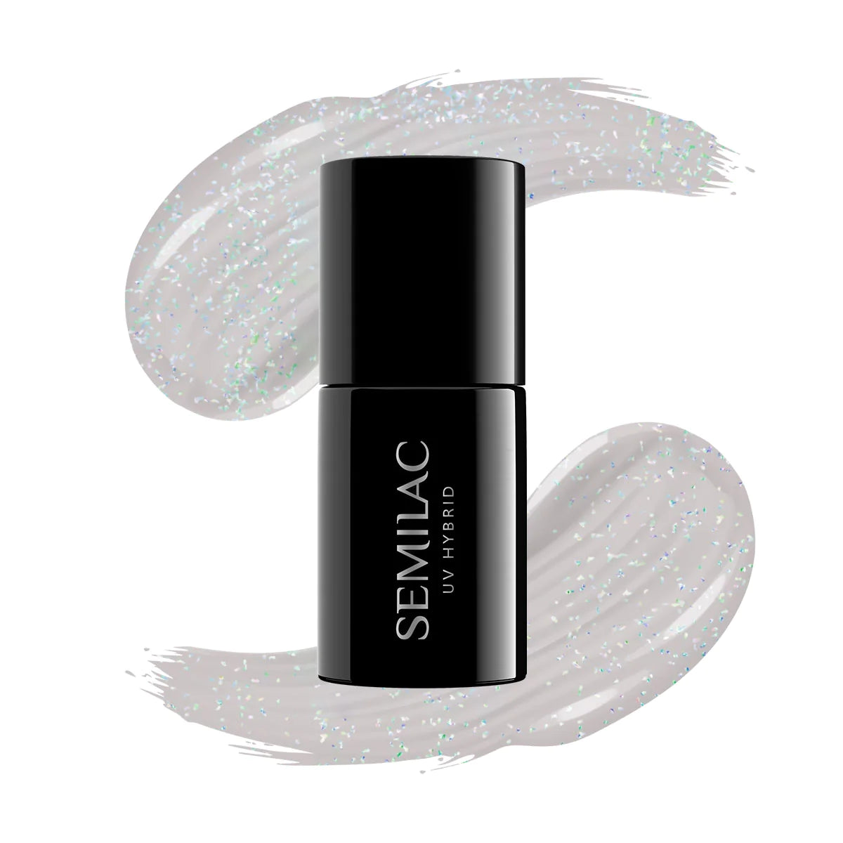 Semilac 338 Cozy Grey Shimmer UV Gel Polish 7ml