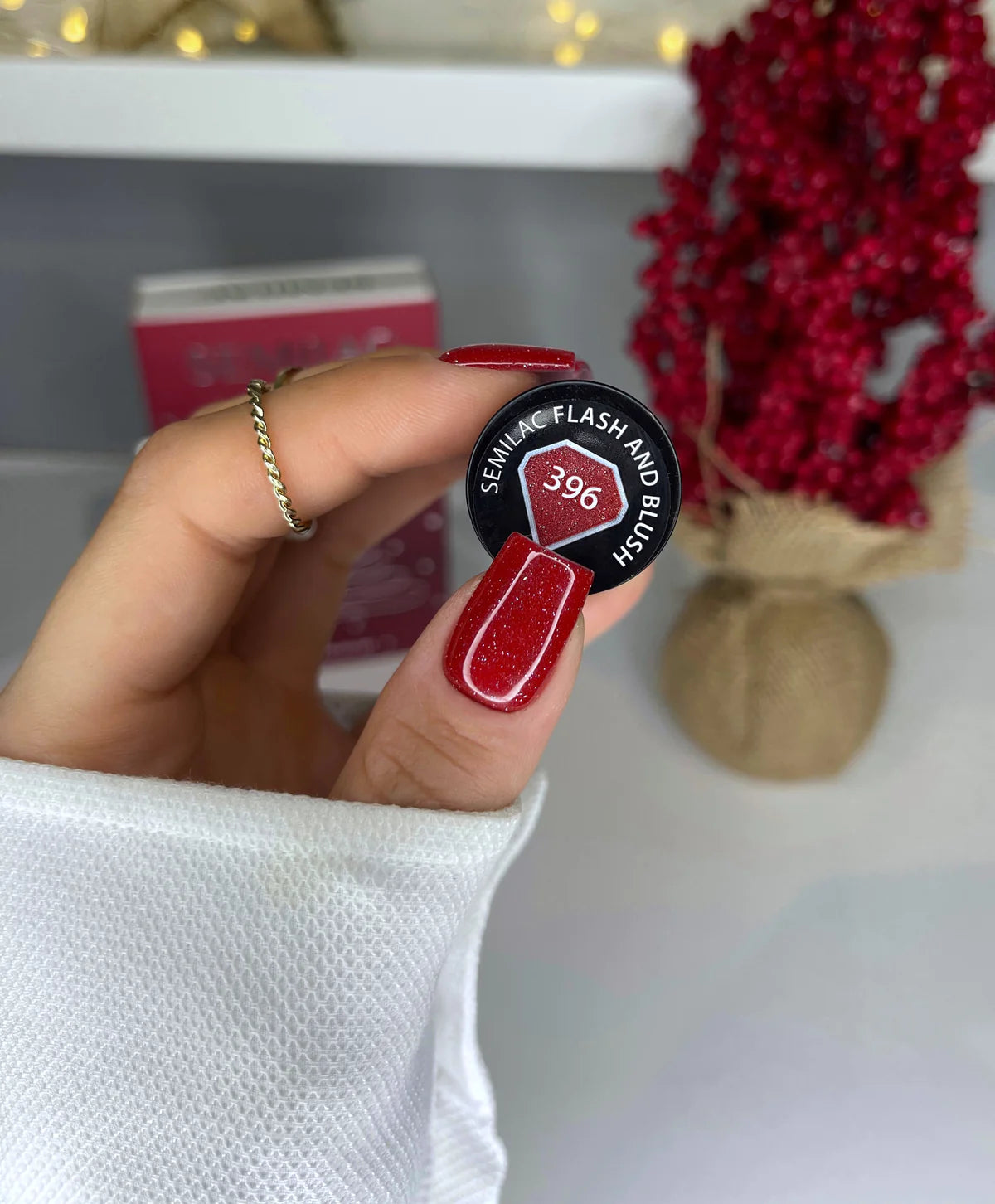 Semilac 396 Flash And Blush HEMA free UV Gel Polish 7ml