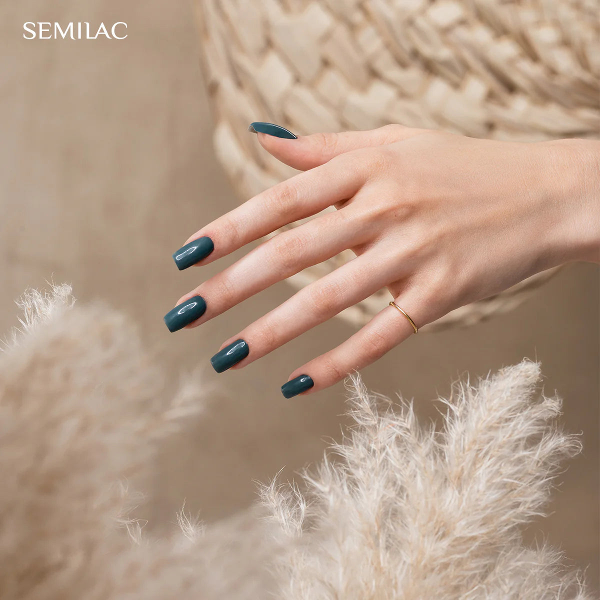 Semilac 422 Deep Forest Green HEMA Free UV Gel Polish