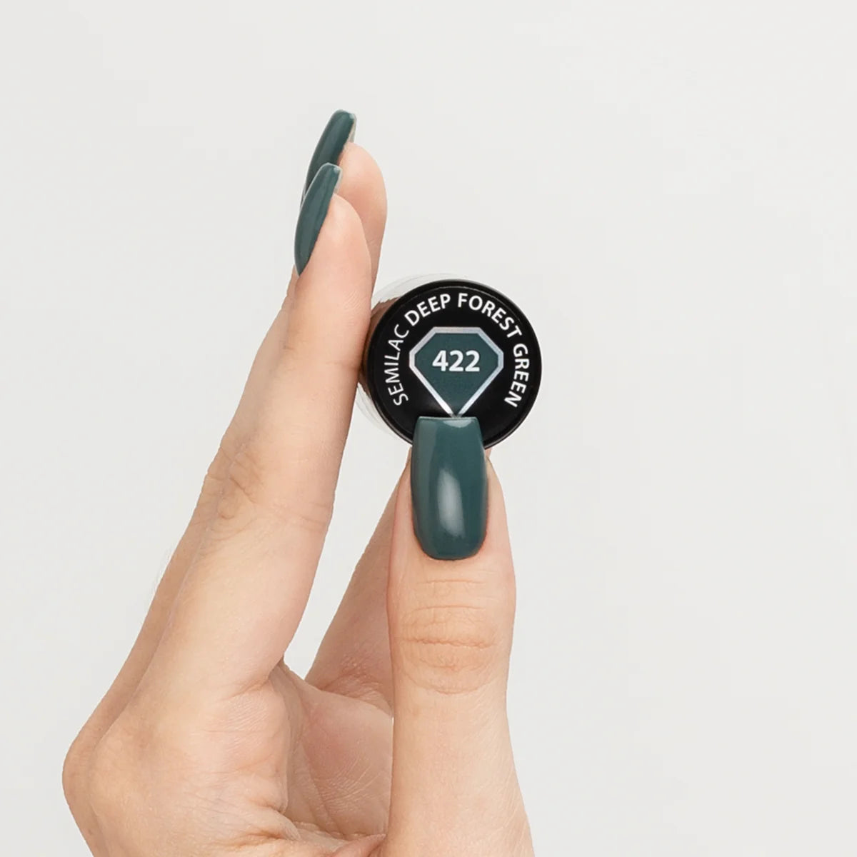 Semilac 422 Deep Forest Green HEMA Free UV Gel Polish