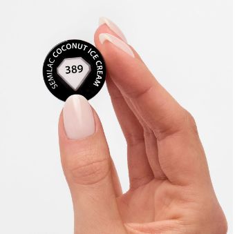 Semilac 389 Coconut Ice Cream HEMA Free UV Gel Polish 7ml