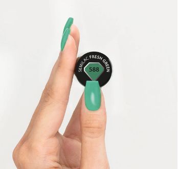 Semilac 588 Fresh Green HEMA Free UV Gel Polish 7ml