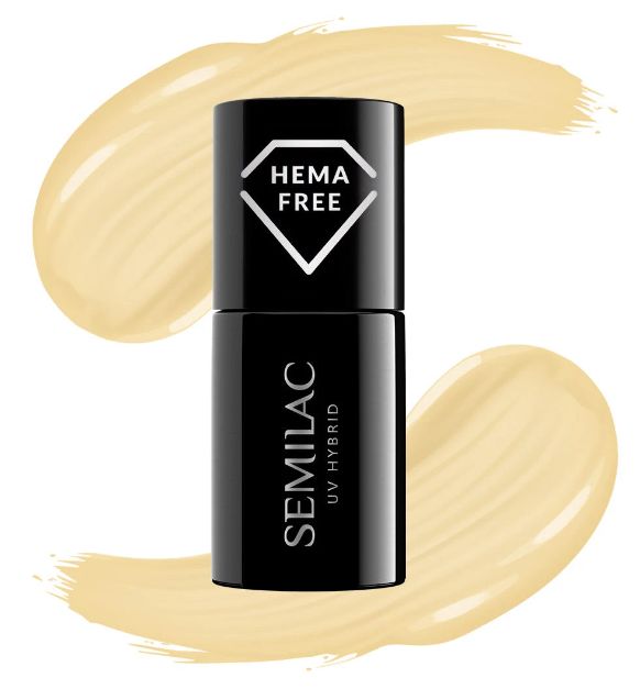 Semilac 589 Yellow Petunia HEMA Free UV Gel Polish 7ml
