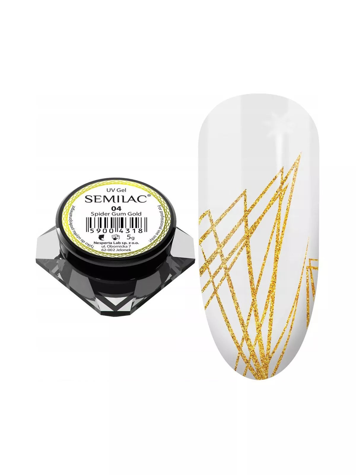 Semilac Spider Gum 04 GOLD 7ml