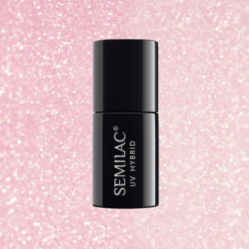 UV Hybrid Gel Semilac 164 Pink Crystals 7ml