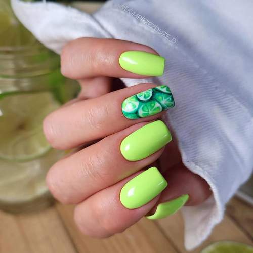 UV Hybrid Gel Semilac 564 Neon Lime 7ml