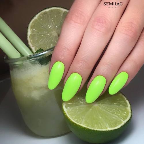 UV Hybrid Gel Semilac 564 Neon Lime 7ml
