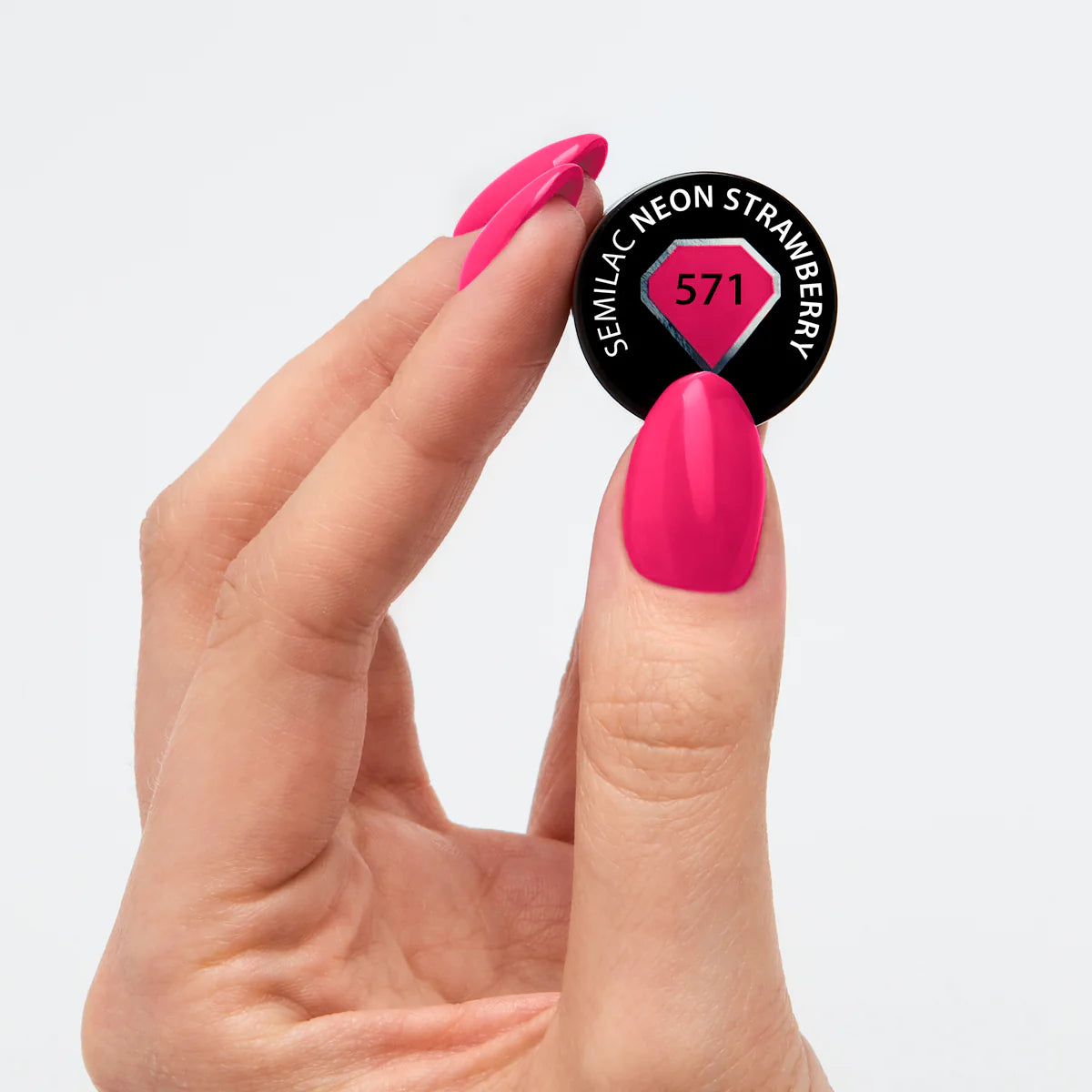 UV Hybrid Gel Semilac 571 Neon Strawberry