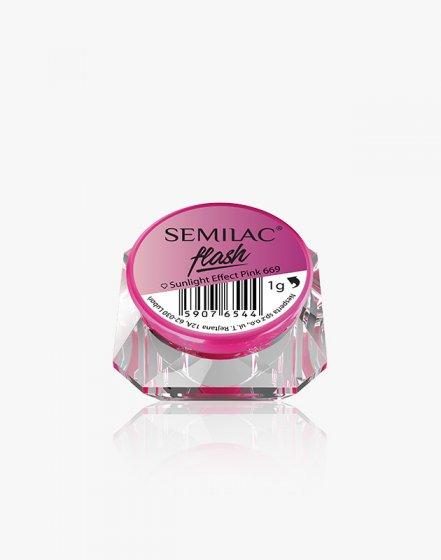 Semilac Flash Sunlight Effect Pink 669