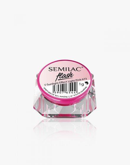 Semilac Flash Sunlight Effect Light Pink 673