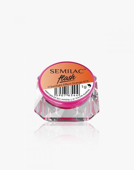 Semilac Flash Sunlight Effect Orange 674