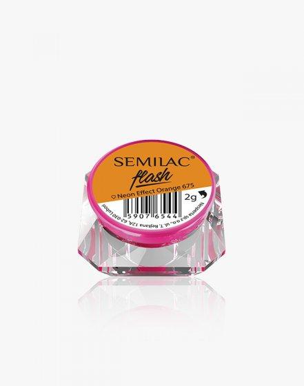 Semilac Flash Neon Effect Orange 675