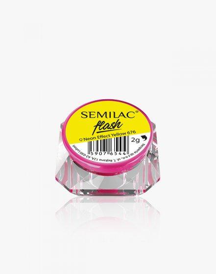 Semilac Flash Neon Effect Yellow 676