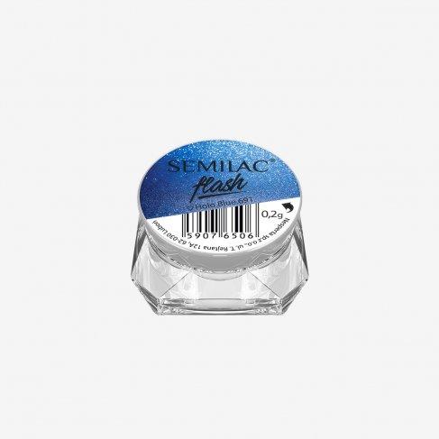 Semilac Flash Holo Blue 691