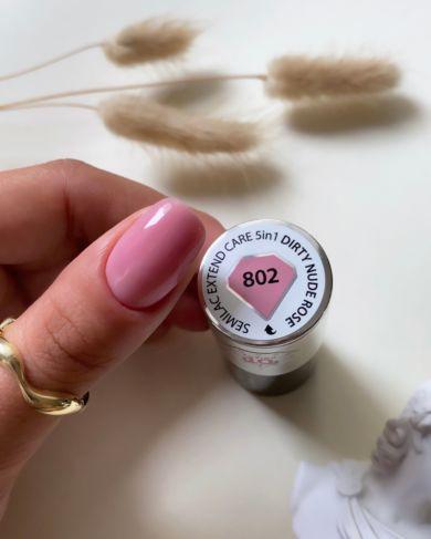 Semilac Extend Care 5in1 Dirty Nude Rose 802