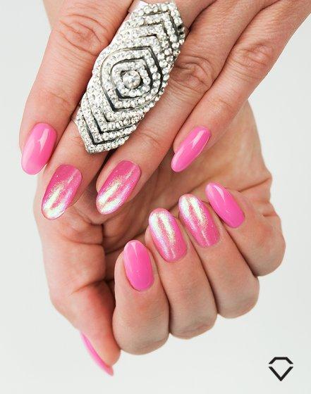 Semilac Flash Galaxy Silver & Rosa 668