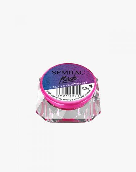 Semilac Flash Galaxy Purple & Rosa 665