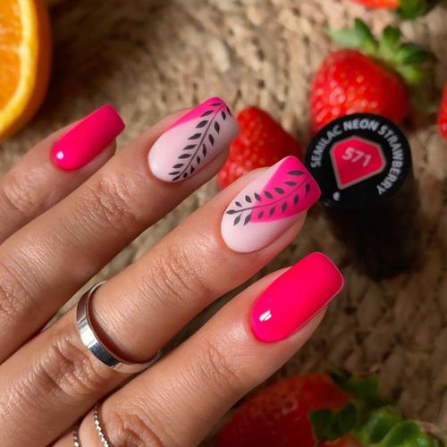 UV Hybrid Gel Semilac 571 Neon Strawberry 7ml
