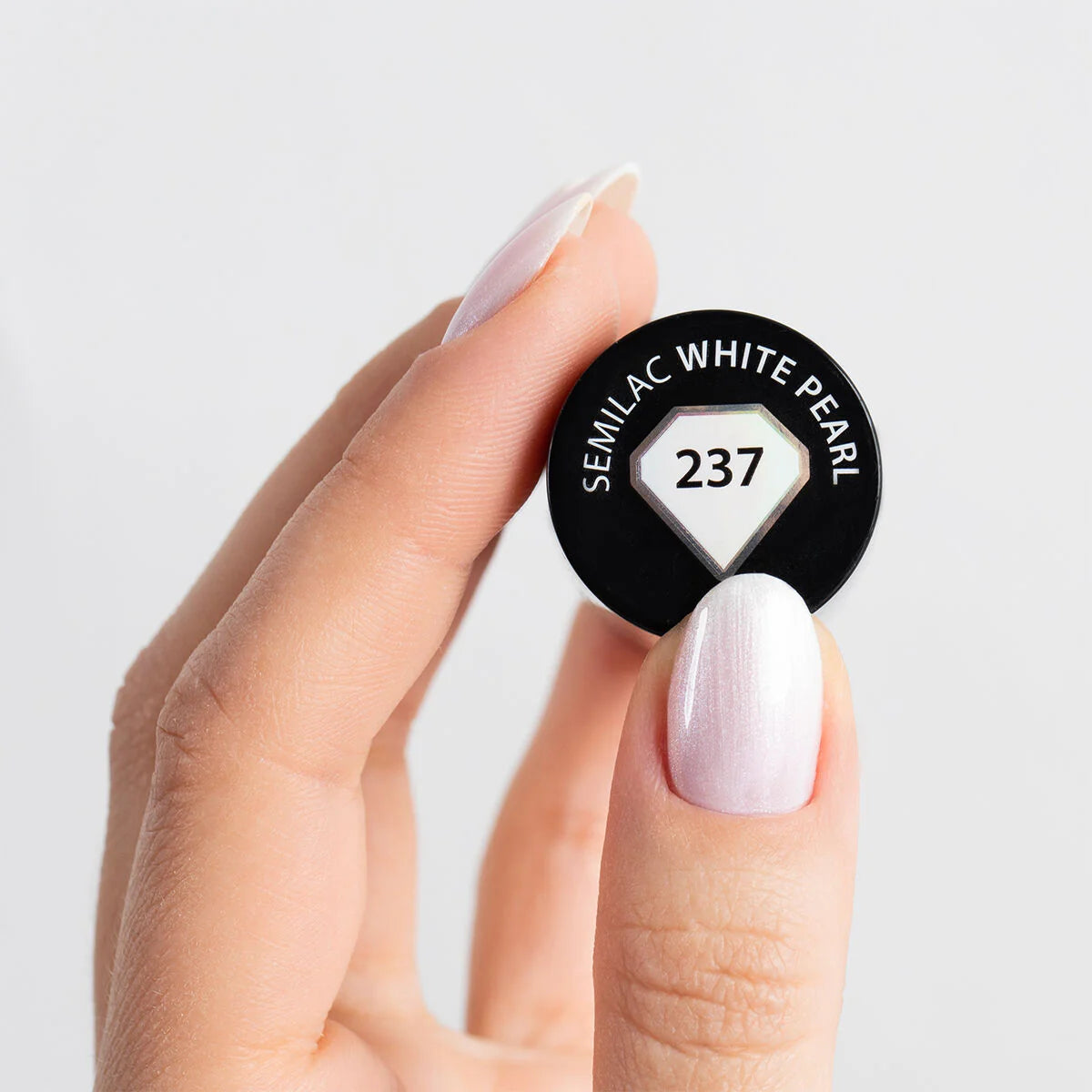 Semilac 237 White Pearl UV Gel Polish