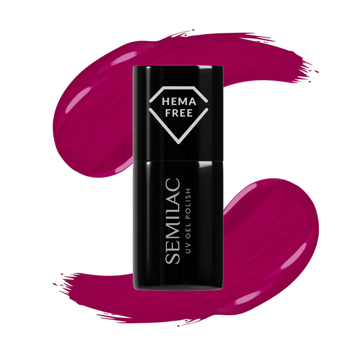 Semilac 436 Powerful Burgundy HEMA Free UV Gel Polish