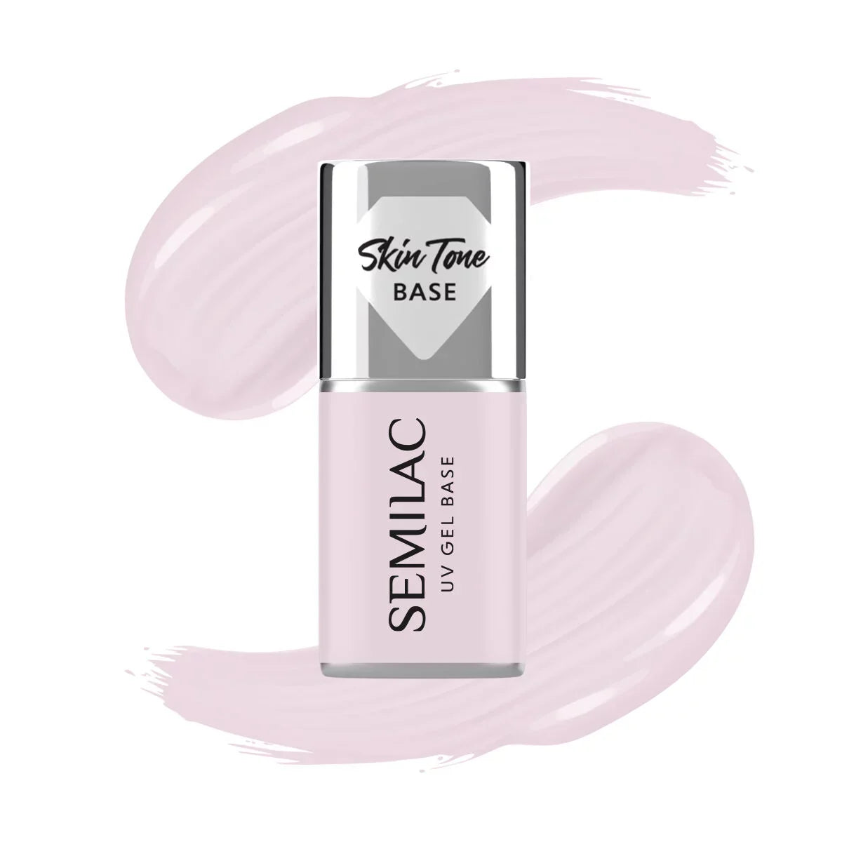 Semilac Skin Tone Cover Base Natural Pink - Builder Gel in a Bottle