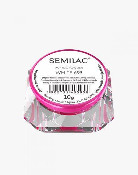 Semilac Acrylic Powder White 693