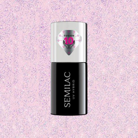 Semilac Extend Care 5in1 Glitter Delicate Pink 806
